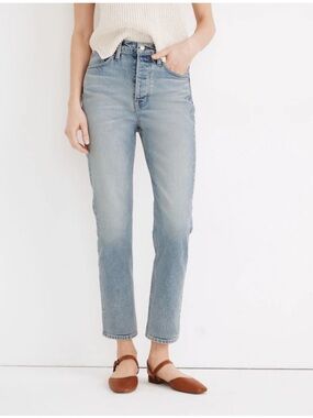 Madewell Rivet & Thread Perfect Vintage Jeans in Ryerson Wash Size 27